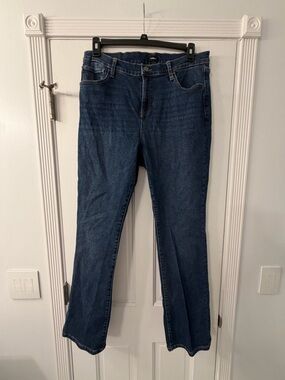 Express Women's Dark Blue Boot Cut Jeans